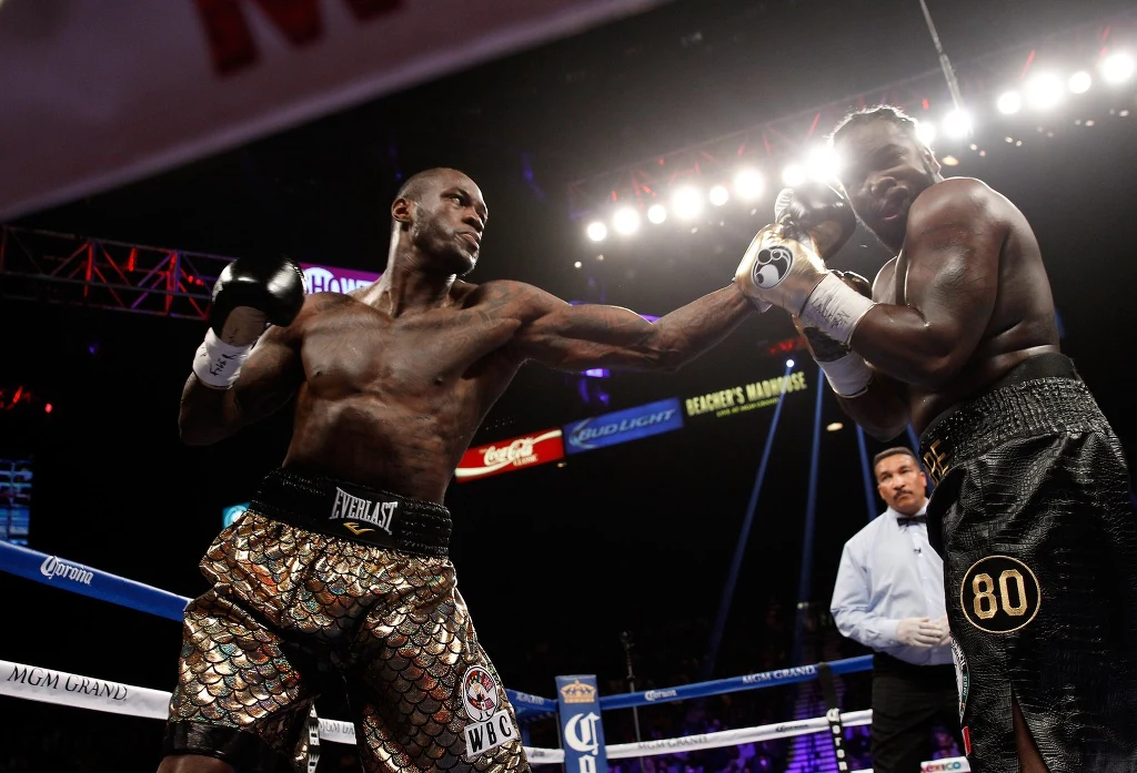 Deontay Wilder (z lewej) w walce z Bermanem Stiverne'm Deontay Wilder (z lewej) w walce z Bermanem Stiverne'm