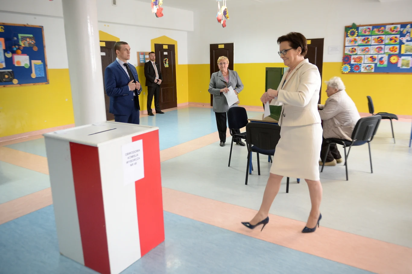 Ewa Kopacz zagłosowała w Radomiu