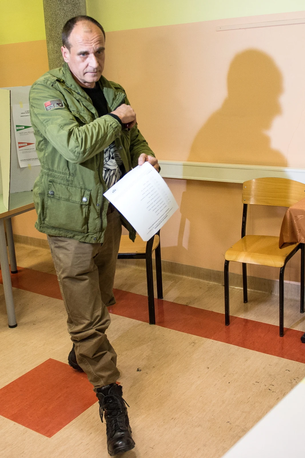 Kandydujący na urząd prezydenta Paweł Kukiz zagłosował we Wrocławiu