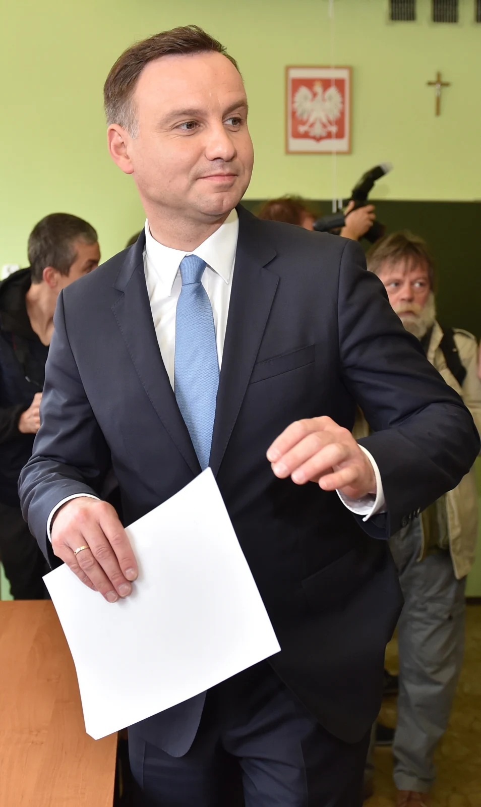 Andrzej Duda zagłosował w Krakowie
