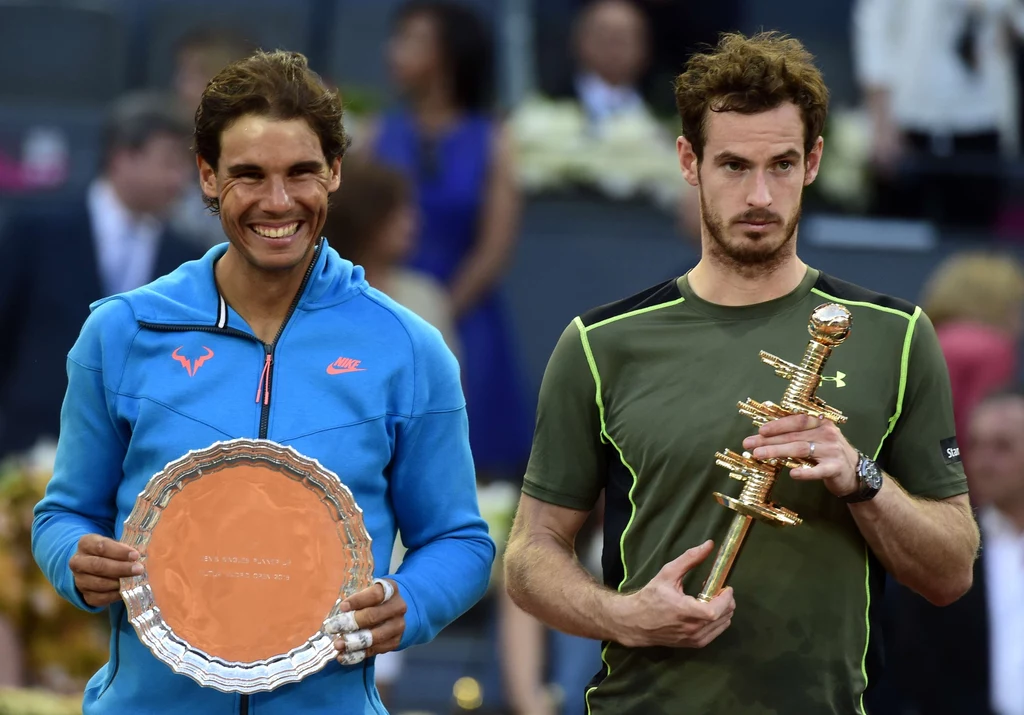 Nadal i Murray z nagrodami Nadal i Murray z nagrodami