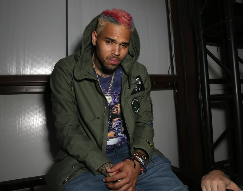 Chris Brown spotkał w domu nieproszonego gościa