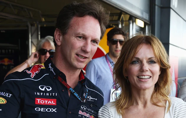 Geri Halliwell z narzeczonym Geri Halliwell z narzeczonym