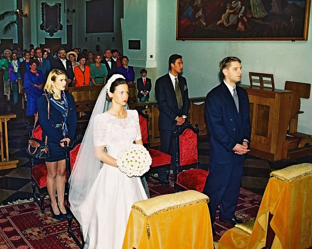 Ślub Tomasza Lisa i Kingi Rusin (Hanna była świadkową) Ślub Tomasza Lisa i Kingi Rusin (Hanna była świadkową)