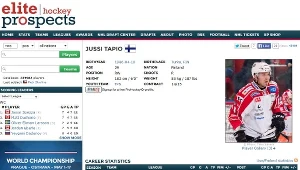 Jussi Tapio w serwisie eliteprospects.com