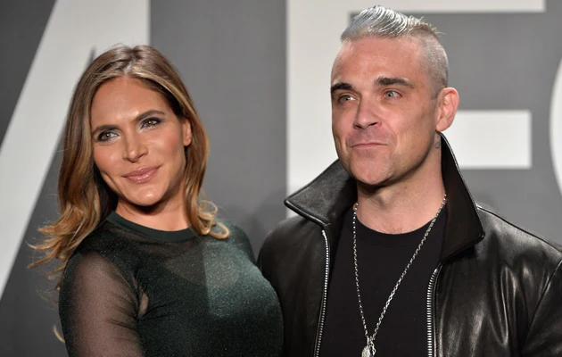Robie Williams z żoną Robie Williams z żoną