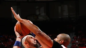 Marcin Gortat (z lewej) i Al Horford