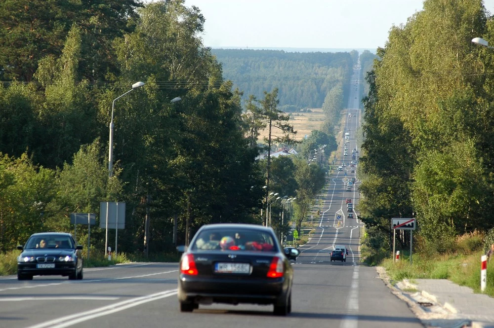 Droga nr 7 między Skarżyskiem i Radomiem. Tutaj już trwa przebudowa na S7