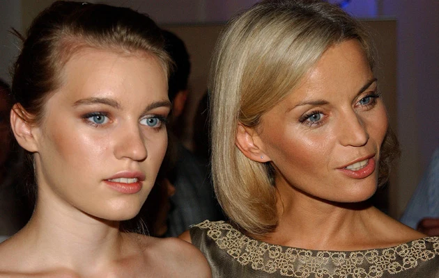 Małgorzata Foremniak z córką Małgorzata Foremniak z córką