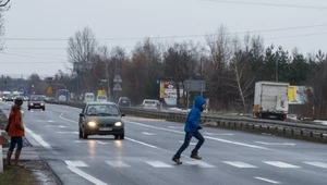 Piesi powodują 1/3 wypadków ze swoim udziałem