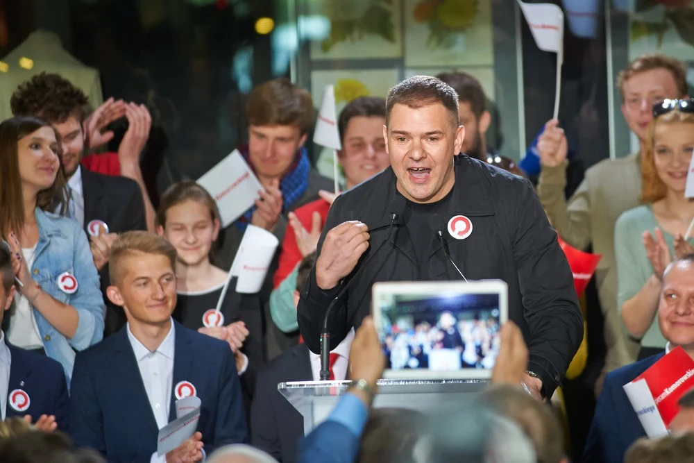 Tomasz Karolak wspał Bronisława Komorowskiego Tomasz Karolak wspał Bronisława Komorowskiego