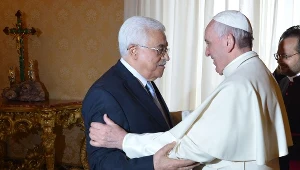 Papież Franciszek i Mahmud Abbas