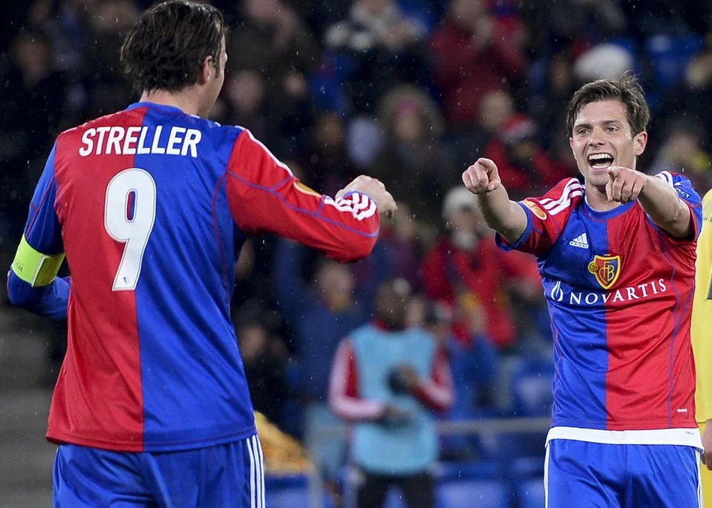 Radość piłkarzy FC Basel 