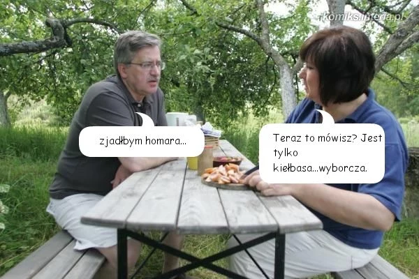 "Zjadłbym homara" "Zjadłbym homara"