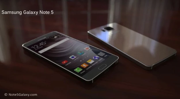 Samsung Galaxy Note 5 - koncept