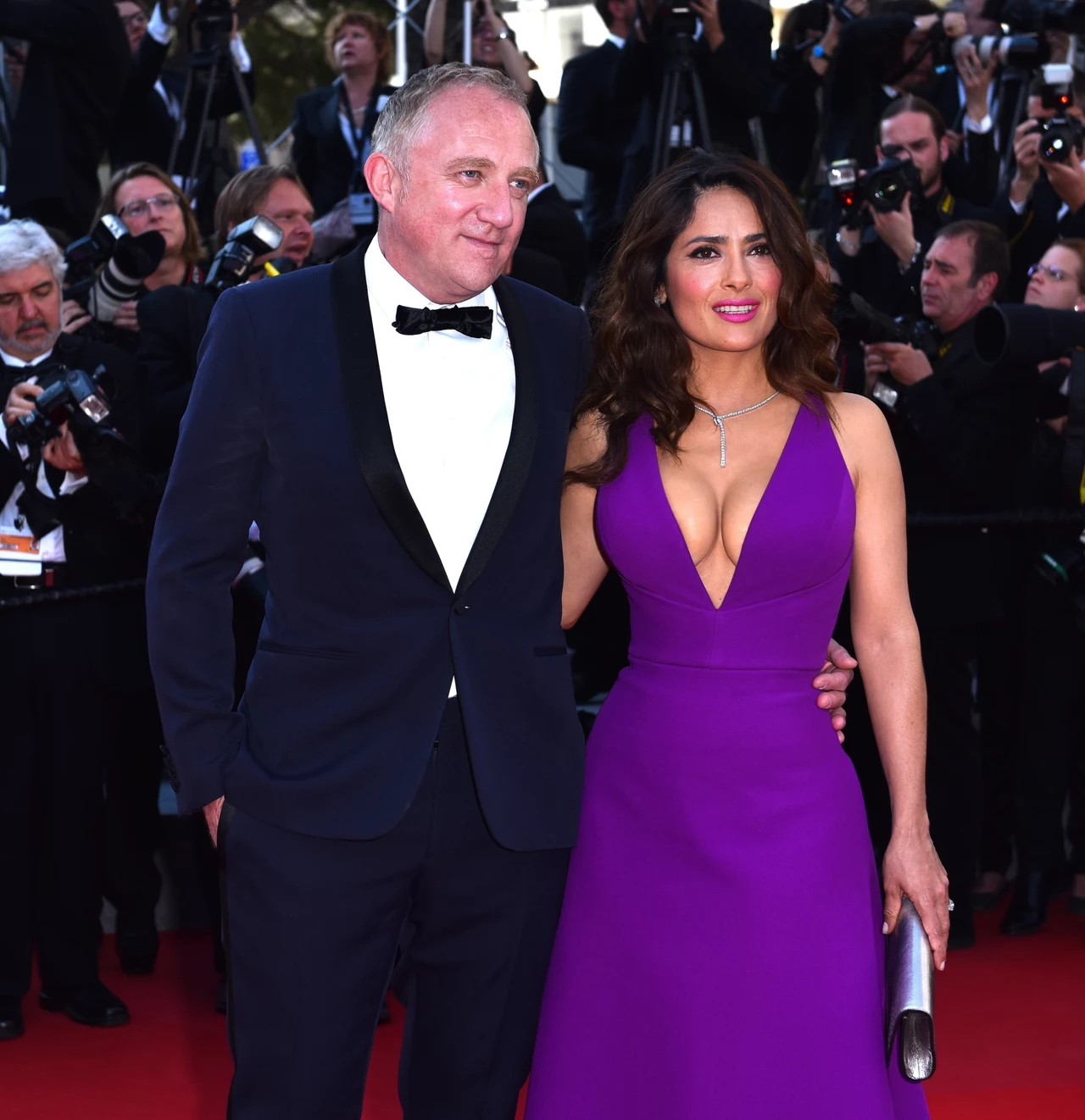 Salma Hayek z mężem Francois-Henri Pinaultem Salma Hayek z mężem Francois-Henri Pinaultem