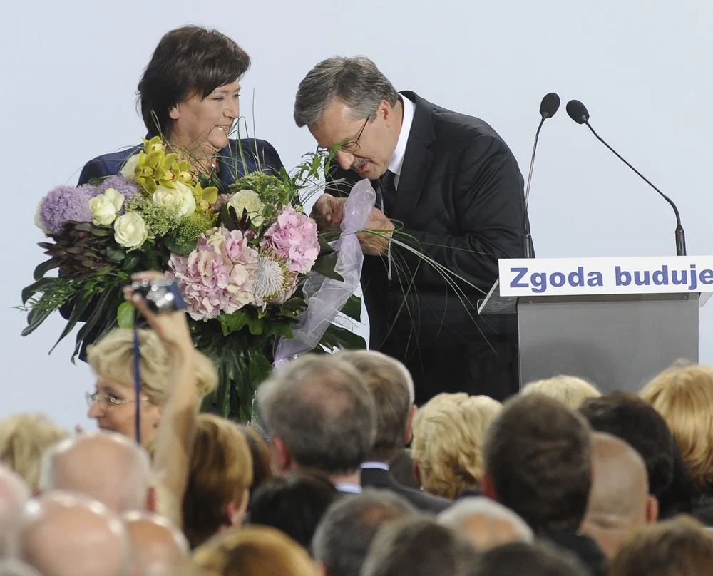 Anna i Bronisław Komorowscy, 2010 rok