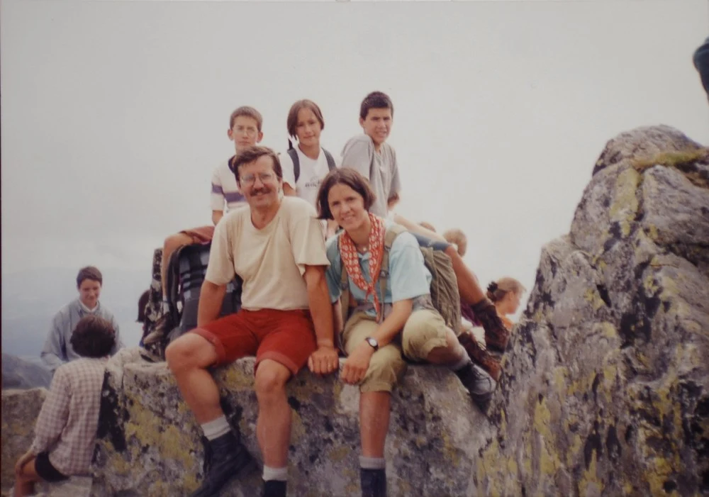 Bronisław Komorowski z rodziną