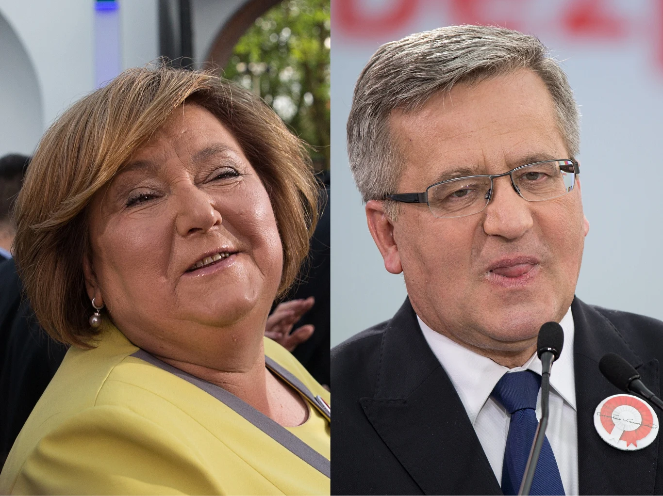 Anna i Bronisław Komorowscy