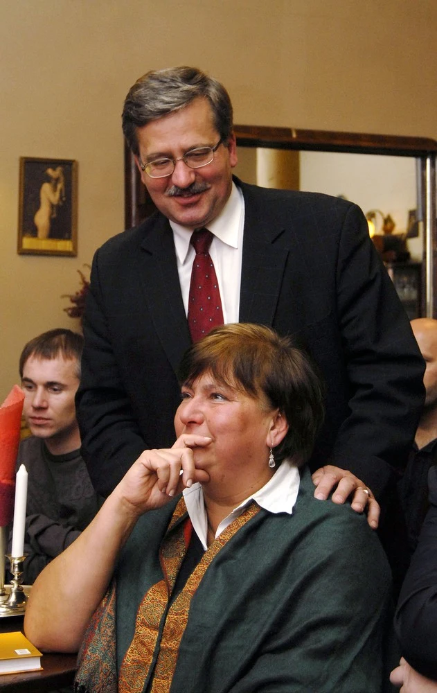 Anna i Bronisław Komorowscy