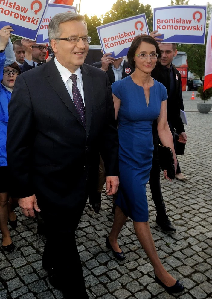 Bronisław Komorowski z córką Marią 