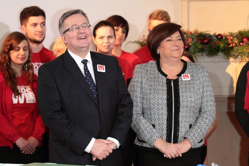 Anna i Bronisław Komorowscy, Szlachetna Paczka w Pałacu Prezydenckim 