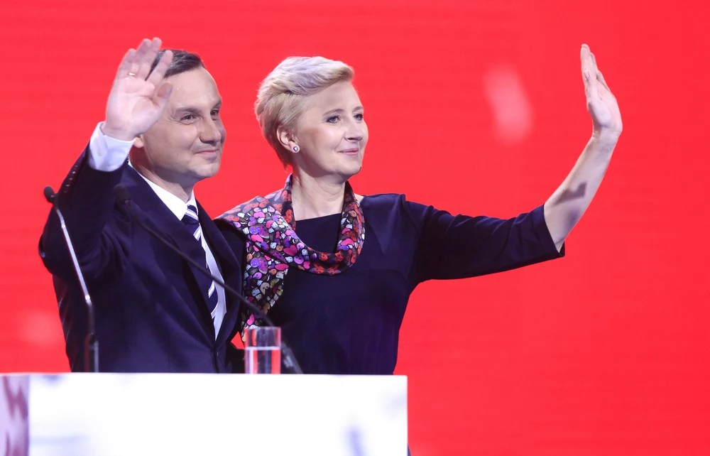 Agata Kornhauser-Duda i Andrzej Duda