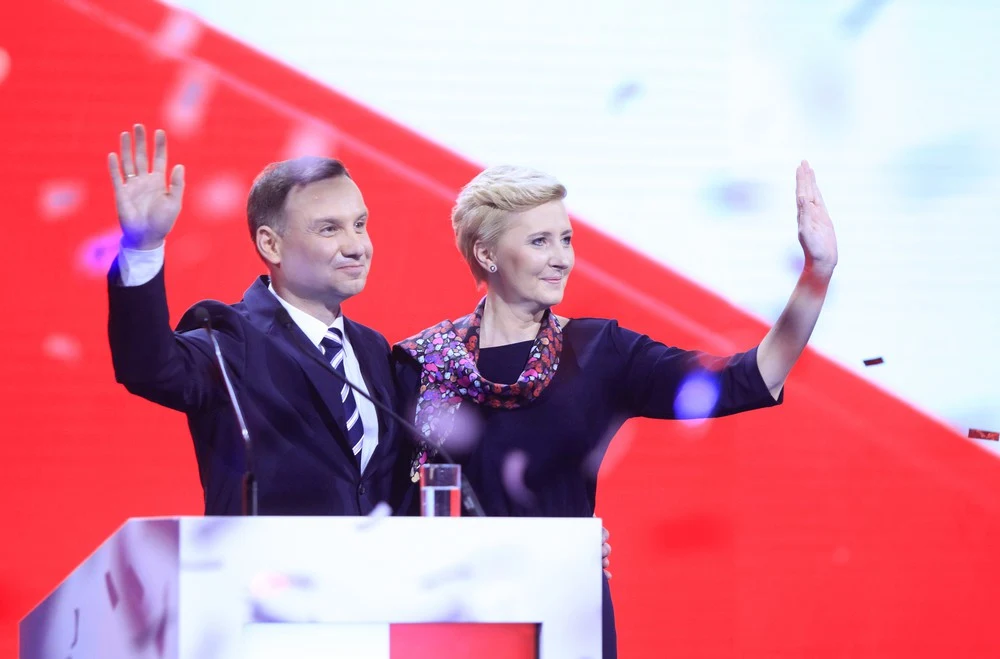 Agata Kornhauser-Duda i Andrzej Duda