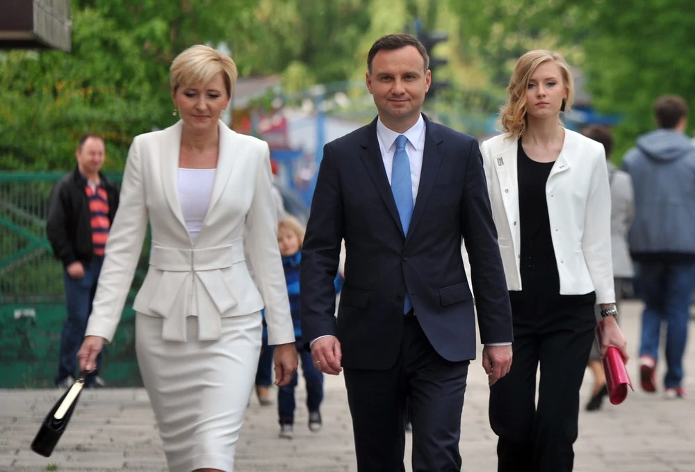 Agata Kornhauser-Duda, Andrzej Duda i Kinga Dudac