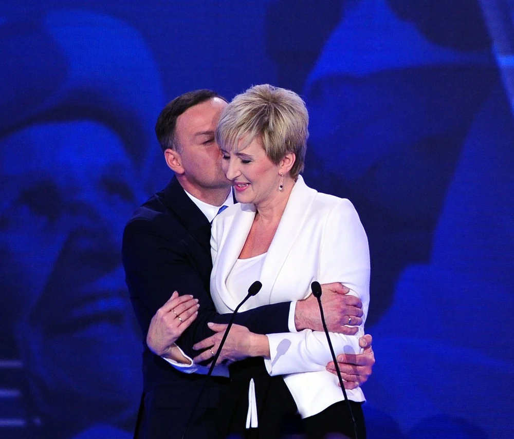 Agata Kornhauser-Duda i Andrzej Duda