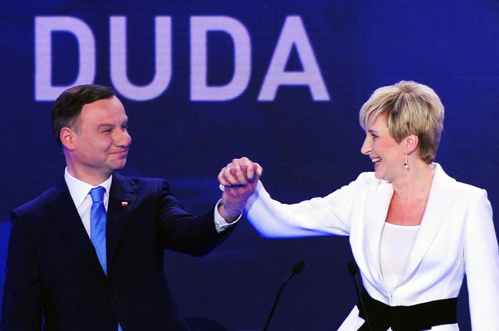 Agata Kornhauser-Duda i Andrzej Duda
