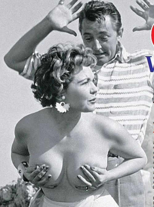 Simone Silva i Robert Mitchum w Cannes Simone Silva i Robert Mitchum w Cannes
