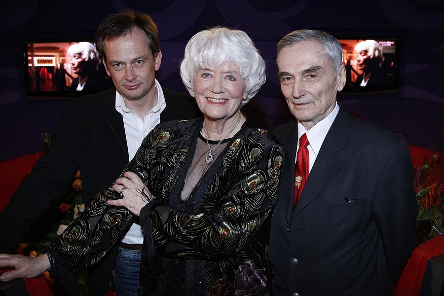 Alina Janowska z mężem 