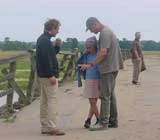 Andrzej Chyra, Ola Prószyńska, reżyser Andrzej Jakimowski i Zbigniew Zamachowski w Osuchowie Andrzej Chyra, Ola Prószyńska, reżyser Andrzej Jakimowski i Zbigniew Zamachowski w Osuchowie