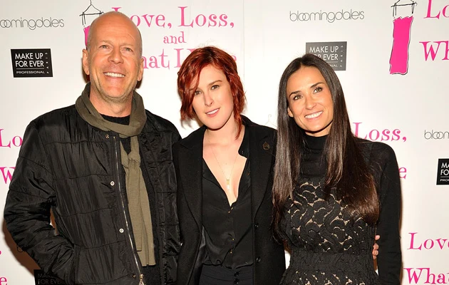 Rumer Willis z rodzicami