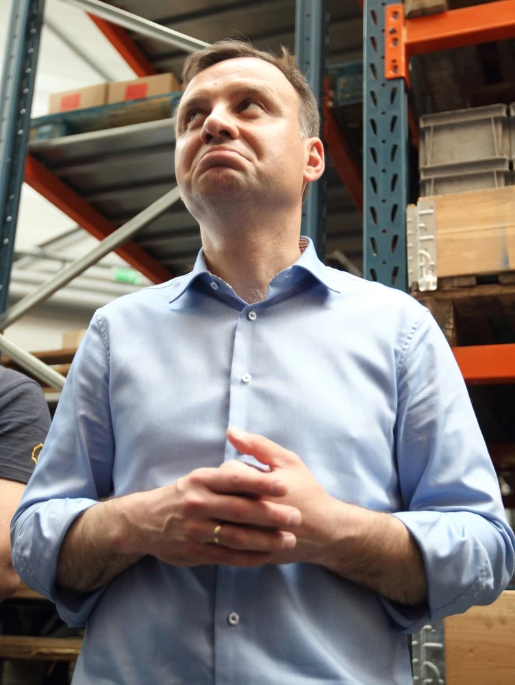 Andrzej Duda odwiedził fabrykę śrub ASmet
