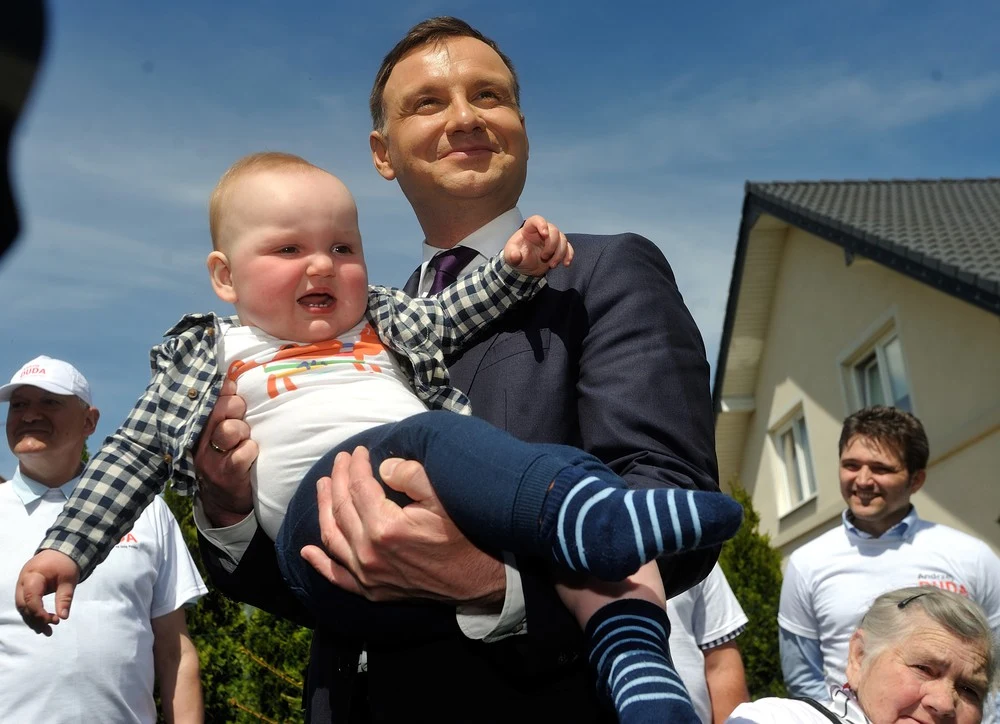 Andrzej duda w Otrębusach
