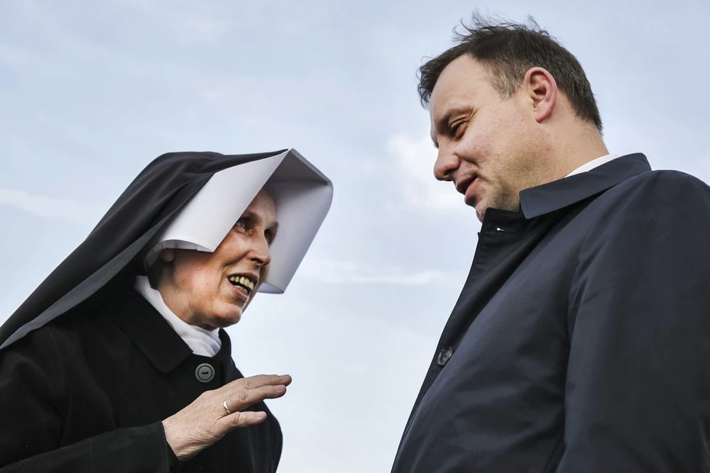 Andrzej Duda w Łagiewnikach
