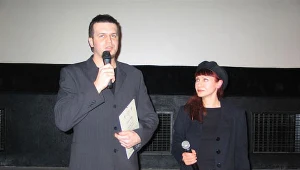 Marcin Wrona z Grażyną Trelą