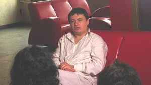 Cristian Mungiu udziela wywiadu