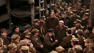 Na planie filmu "Katyń"