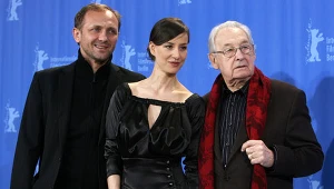Andrzej Chyra, Maja Ostaszewska i Andrzej Wajda na Berlinale