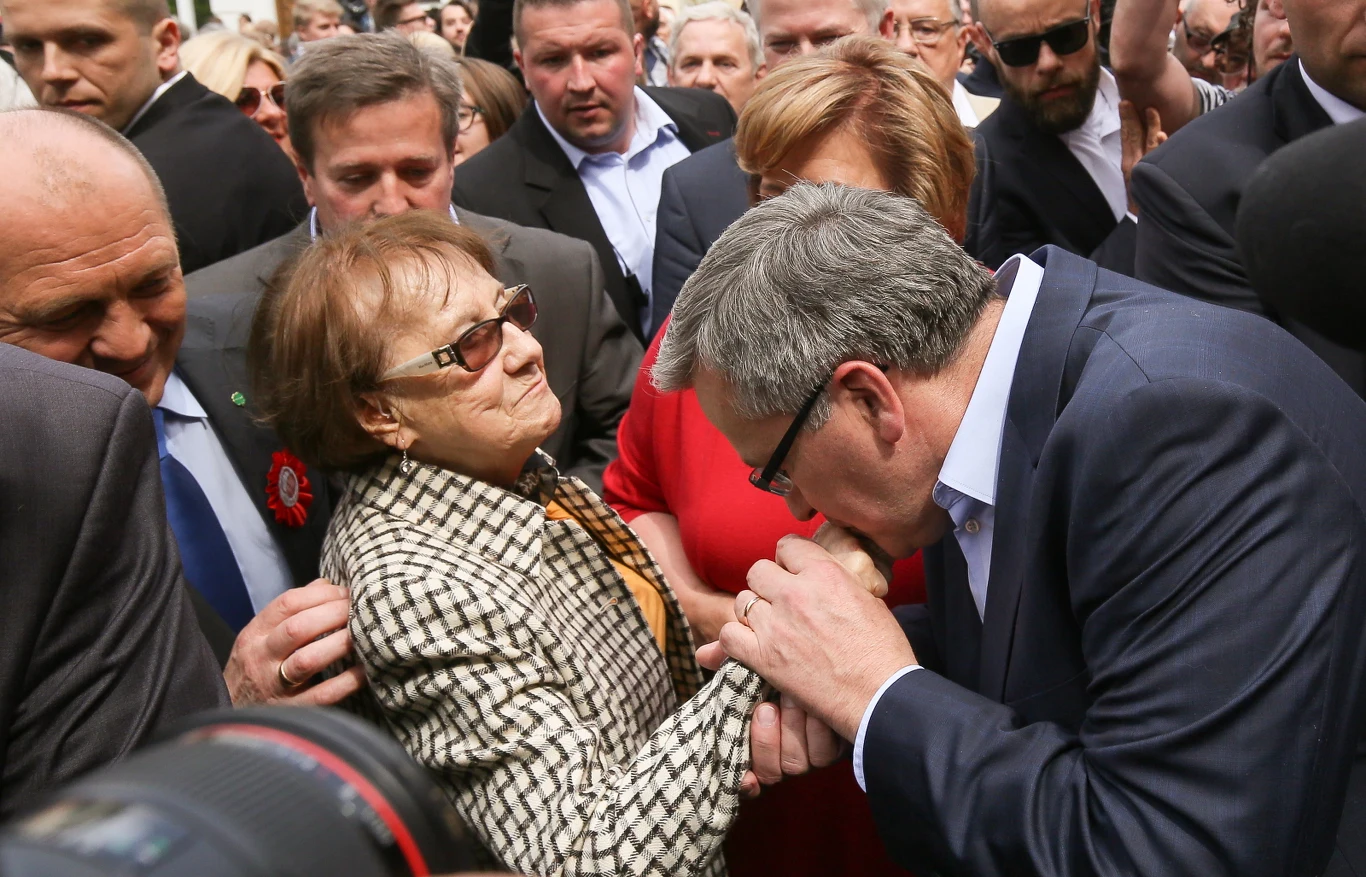 Bronisław Komorowski podczas spotkań z wyborcami 