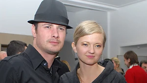 Paweł Małaszyński z żoną, fot. M.Ulatowski