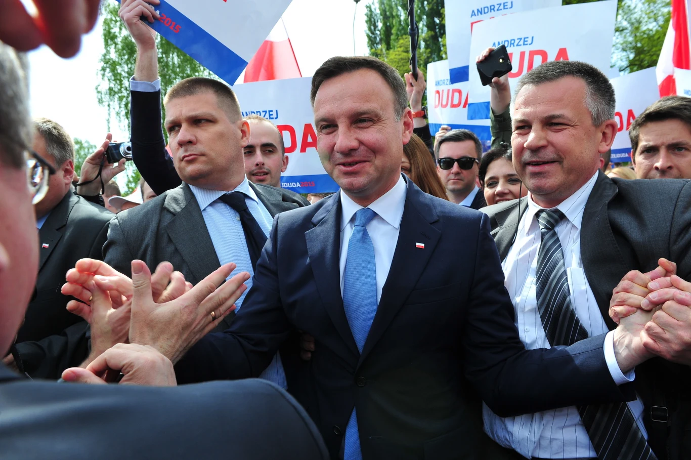 Andrzej Duda podczas spotkań z wyborcami