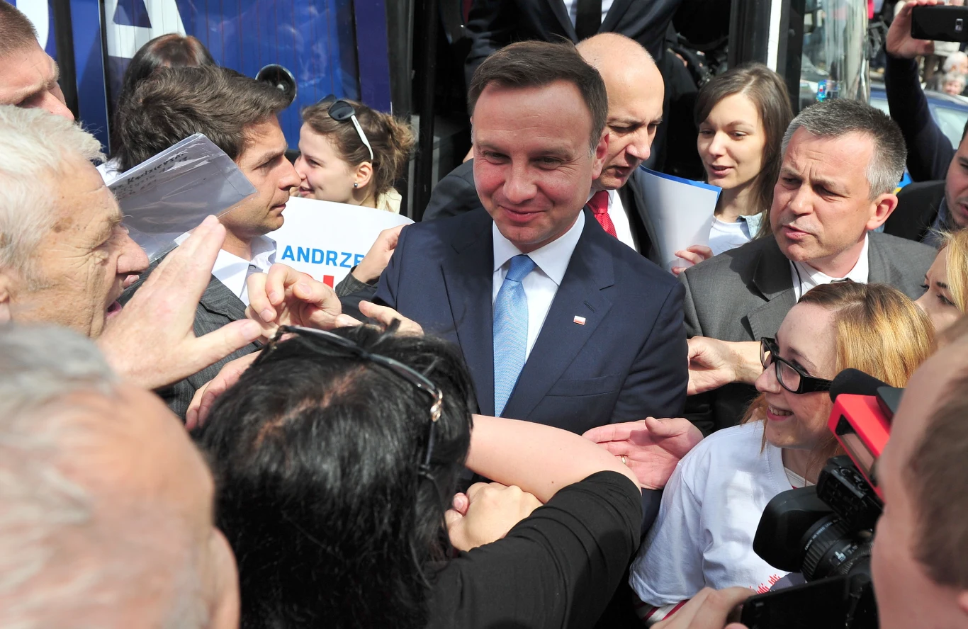 Andrzej Duda podczas spotkań z wyborcami