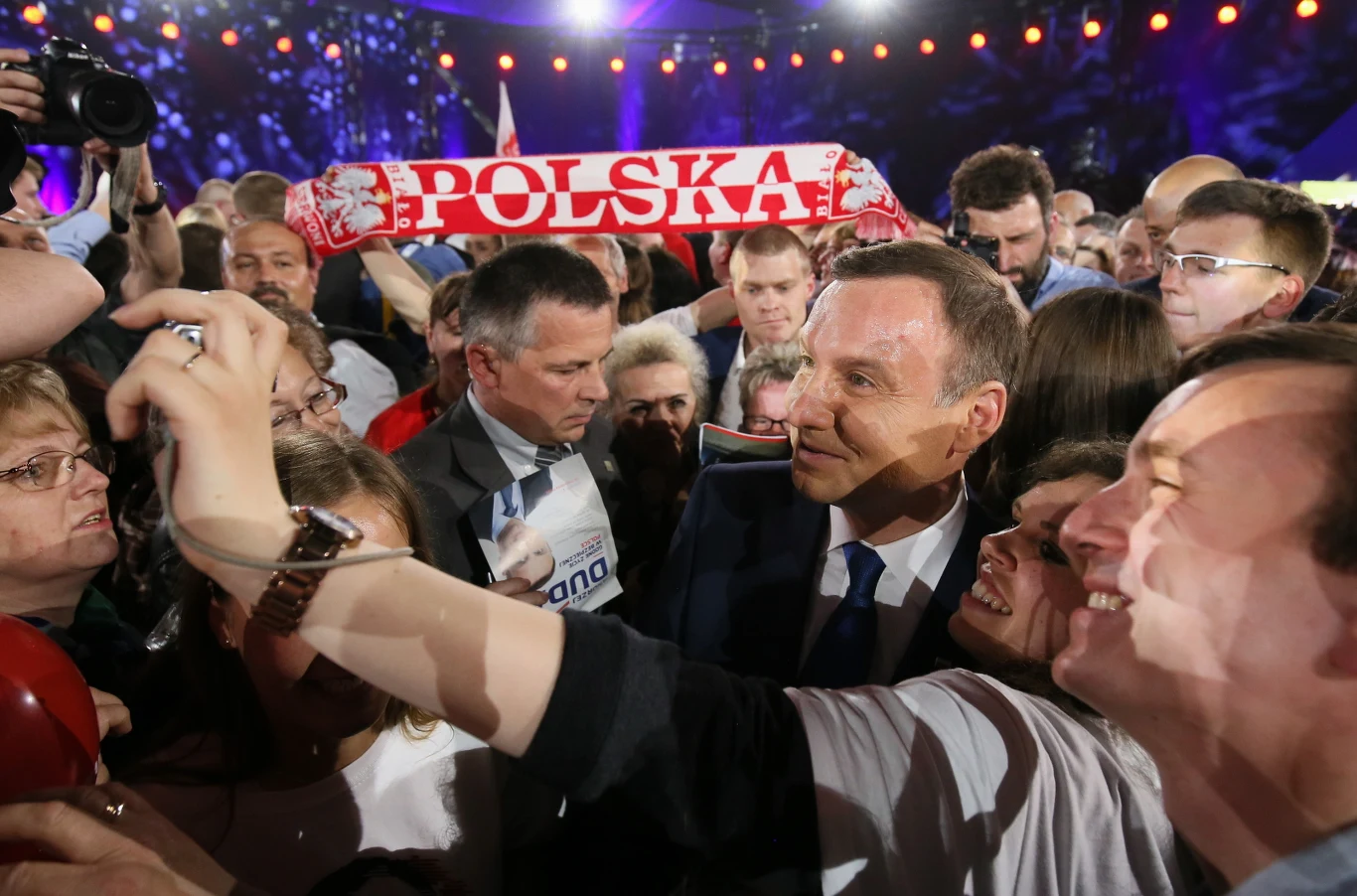 Andrzej Duda podczas spotkań z wyborcami