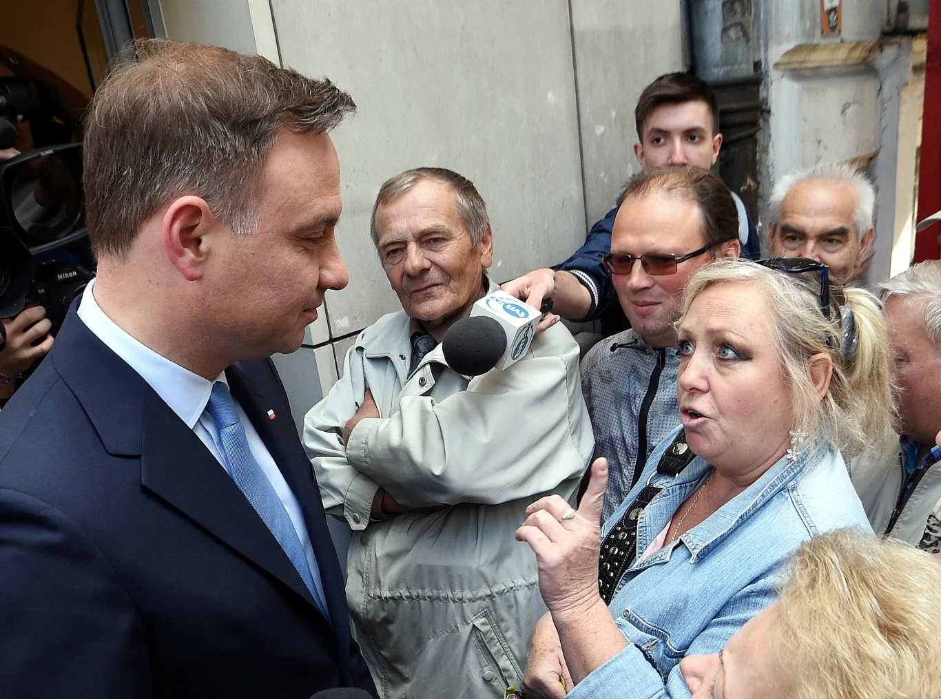 Andrzej Duda podczas spotkań z wyborcami