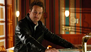 Paweł Małaszyński w 1000. odcinku serialu "Na Wspólnej"