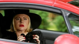 Joanna Kurowska na planie "Agentek", fot. Z. Drużbicki